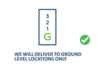 pallet deliveries to ground level only
